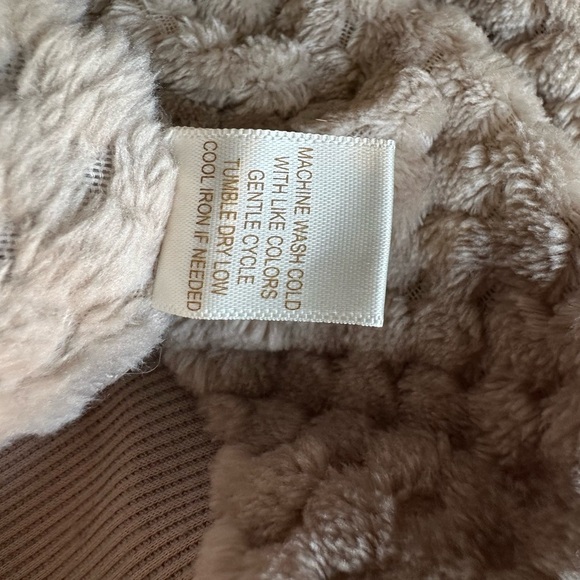 Cozy Tan Hooded Sweatshirt - Picture 7 of 7